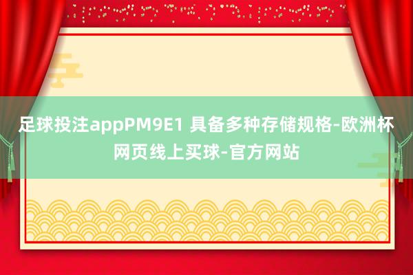 足球投注appPM9E1 具备多种存储规格-欧洲杯网页线上买球-官方网站