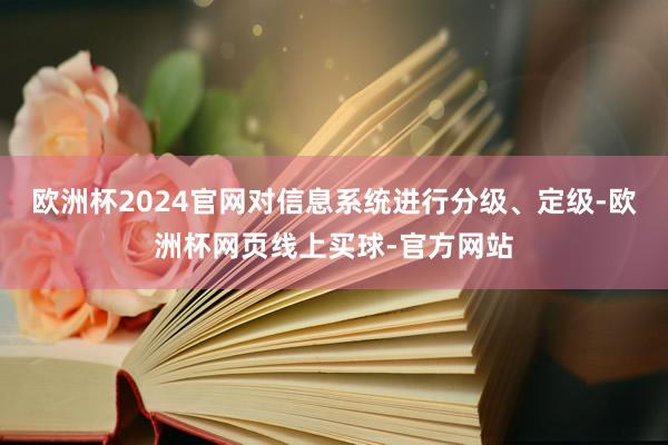欧洲杯2024官网对信息系统进行分级、定级-欧洲杯网页线上买